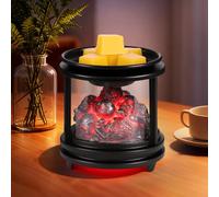 Wowlela Electric Wax Melt Burners,Skull Pattern Wax Melt Warmer with RGB Colour Changing, 3-in-1 Electric Wax Fragrance Lamp for Scented Candles/Essential Oils,Wax Burner for Home Office Gifts & Decor