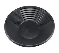 Wowlela Plastic Gold Panning, Nugget Mining Dredging Prospecting Gold Pan Basin for Sand Gold Mining Manual Wash Gold Panning Equipment(Black)