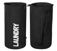 WOWLIVE Extra Large Foldable Laundry Hamper Durable Laundry Basket Collapsible Laundry Bag Black