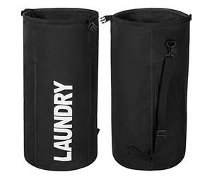 WOWLIVE Extra Large Foldable Laundry Hamper Durable Laundry Basket Collapsible Laundry Bag Black