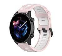 Wownadu 20mm Quick Release Watch Strap Compatible for Garmin Vivoactive 5/3, Venu, Venu 2 Plus/Sq/Sq 2, Strap Women Men Wristband for Vivomove 3/Trend/Sport/Style Pink White