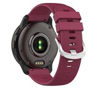 Wownadu 20mm Watch Strap Compatible for Polar Ignite/Ignite 2 / Ignite 3 Straps Sangria Replacement Silicone Band Compatible for POLAR Pacer/Unite (No Watch)