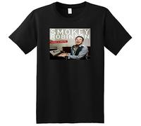 wowoAOreww Smokey Robinson T Shirt Smokey and Friends Vinyl cd Cover Small Medium Large XL Black