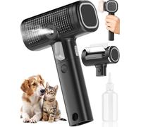 WOWOOF PET 5-in-1 Cat Steam Brush & Gromming Rakes, Cat Comb for Long or Short Haired Indoor Cats, Dog Hair Spritz Comb for Deshedding and Untangling, Pet Brush for Dog Kitten Rabbit Massage