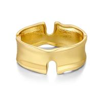 WOWORAMA Gold Chunky Bangle Bracelets For Women Wide Statement Bangles Bracelet Hinged Open Cuff Bangles Trendy Chunky Bracelets Jewelry