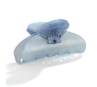 WOWORAMA Seashell Hair Claw Clips for Women Blue Ocean Sea Shell Clips Claw Trendy Mermaid Hair Jaw Clip Medium Non-Slip Clip Claws for Thick Fine Hairs