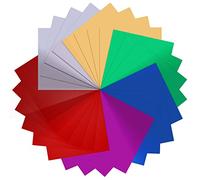 WOWOSS 112 Sheets Metallic Foil Origami Paper Set, Shiny Mirror Folding Paper Sheets for Art and Crafts, 7 Colors Cardstock Sheet for Scrapbooking, DIY Card Making, Collages, 6x6 Inch