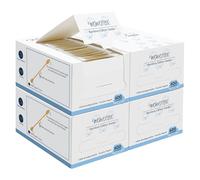 WOWOTEX Bamboo Cotton Swabs 2400 Count/4 Box, One Pointed Tip and One Rounded Tip, Biodegradable Cotton Buds with Organic Bamboo Sticks, for Ear Wax Removal, Draw the Eyeliner, Nail Polish Touch-ups