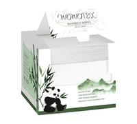 WOWOTEX Disposable Bamboo Face Towel Large Biodegradable 240pcs/4 Boxes Extra Thick Face Wipes for Sensitive Skin Removal M