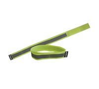 WOWOW - 3M 2 Pack Band Yellow Hi Vis Reflective Wrist Arm Leg Bands for Running