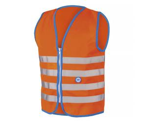 WOWOW - Kids Orange Hi Vis Reflective Vest | Cycling Walking Outdoor Gilet