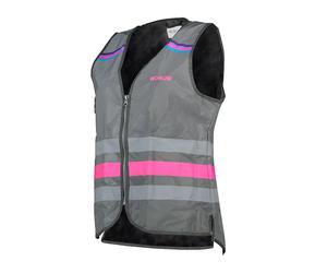 Wowow Lucy Full Reflective Gilet 3XL White / Pink