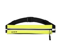 WOWOW - Yellow Hi Vis Fully Reflective Running Belt with Pocket
