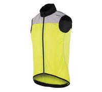 WOWOW - Yellow Hi Vis Windproof Cycling Jacket | Reflective Gilet