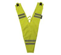 WOWOW - Yellow Hi Vis Reflective Running Walking Safety Vest Mens Ladies