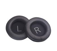 WOWOWO 1Pair Soft Earpads Leather Ear Cushion Cover for AKG K52 K72 K92 K240 Headphones,Black,100x18mm