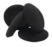 WOWOWO 2 Pairs Replacement Soft Sponge Ear Pads Covers For Headphone Headset 45MM,Black