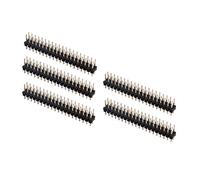 WOWOWO 5Pcs Break-away 0.1" 2x20-pin Strip Dual Male Header for Raspberry Pi Zero GPIO