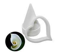 WOWOWO 7pcs/set Plastic Calla Lily Flower Cake Mold Fondant Cookie Cutter Baking Tools