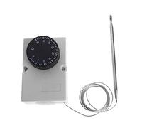 WOWOWO AC220V 0-40℃ Temperature Switch Capillary Thermostat Controller w waterproof box