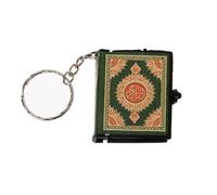 WOWOWO Mini Ark Quran Book Real Paper Can Read Arabic The Koran Keychain