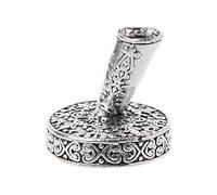 WOWOWO Pen Holder Vintage Metal Round Insertion Pen Holder for Feather Quill Dip Pens School Office Supplies Stationery Student Gift