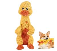 Wowpetsmart Invincible Chewanimals,Built-in Squeaker and Soft Plush,Teething Toys for Heavy Chewing Dogs,Suitable for Small Dogs(Duck)