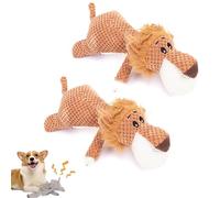 Wowpetsmart Invincible Chewanimals - Dog Toy for Heavy Chewers, Resistant Squeaky Chew Toys (2pcs-6)