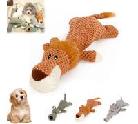 Wowpetsmart Invincible Chewanimals - Heavy Duty Squeaky Dog Toys for Lions