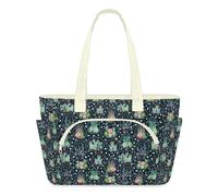 WowPrint Cactus Geometry Tote Bag for Women Tropical Cactus Handbag Lightweight Quilted Puffer Tote Bags Large Zip Briefcase Shoulder Bag for Travel Work Gym