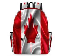 WowPrint Canadian Flag Kids Backpacks for Boys Girls Canada Flag 38 cm Backpack School Nursery Bookbag Travel Casual Daypack Rucksack