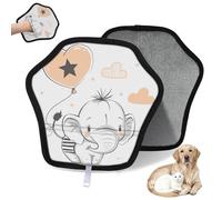 WowPrint Cloud Heart Star Elephant Pet Hair Removal Glove for Cat Dog Cute Elephant Reusable Electrostatic Pet Hair Gloves Brush Tool for Couch Clothing Carpet Furniture Car Seat 2 Pack