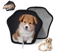 WowPrint Cute Corgi Dog Pet Hair Removal Glove for Cat Dog Corgi Funny Reusable Electrostatic Pet Hair Gloves Brush Tool for Couch Clothing Carpet Furniture Car Seat 1 Pack