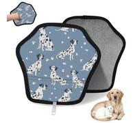 WowPrint Dalmatian Dogs Pet Hair Removal Glove for Cat Dog Reusable Electrostatic Pet Hair Gloves Brush Tool for Couch Clothing Carpet Furniture Car Seat 1 Pack