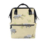 WowPrint Diaper Tote Bag Cute Animal Koala Nappy Bag Large Capacity Organiser Multifunction Travel Backpack for Baby Care