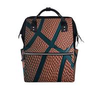 WowPrint Diaper Tote Bag Sport Basketball Patterb Nappy Bag Large Capacity Organiser Multifunction Travel Backpack for Baby Care