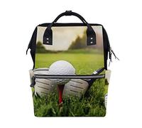 WowPrint Diaper Tote Bag Sport Golf Ball Nappy Bag Large Capacity Organiser Multifunction Travel Backpack for Baby Care