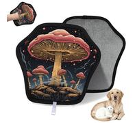 WowPrint Galaxy Star Mushroom Pet Hair Removal Glove for Cat Dog Reusable Electrostatic Pet Hair Gloves Brush Tool for Couch Clothing Carpet Furniture Car Seat 1 Pack