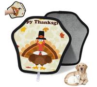 WowPrint Happy Thanksgiving Theme Turkey Pet Hair Removal Glove for Cat Dog Reusable Electrostatic Pet Hair Gloves Brush Tool for Couch Clothing Carpet Furniture Car Seat 1 Pack