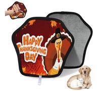 WowPrint Happy Thanksgiving Turkey Pet Hair Removal Glove for Cat Dog Reusable Electrostatic Pet Hair Gloves Brush Tool for Couch Clothing Carpet Furniture Car Seat 1 Pack