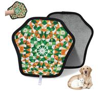 WowPrint Indian Theme Pattern Pet Hair Removal Glove for Cat Dog Reusable Electrostatic Pet Hair Gloves Brush Tool for Couch Clothing Carpet Furniture Car Seat 1 Pack