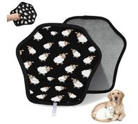 WowPrint Lamb Animal Sheep Pet Hair Removal Glove for Cat Dog Cute Sheep Reusable Electrostatic Pet Hair Gloves Brush Tool for Couch Clothing Carpet Furniture Car Seat 1 Pack