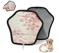 WowPrint Maple Leaf Pattern Pet Hair Removal Glove for Cat Dog Reusable Electrostatic Pet Hair Gloves Brush Tool for Couch Clothing Carpet Furniture Car Seat 1 Pack