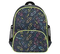 WowPrint Skateboard Pattern Kids Backpacks for Girls Boys Children Cute Small Toddler Backpack Rucksack School Nursery Bookbag Casual Travel Daypack