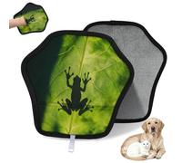 WowPrint Tree Frog Green Leaf Pet Hair Removal Glove for Cat Dog Reusable Electrostatic Pet Hair Gloves Brush Tool for Couch Clothing Carpet Furniture Car Seat 1 Pack