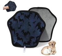 WowPrint Vintage Bat Halloween Pet Hair Removal Glove for Cat Dog Crow Bat Reusable Electrostatic Pet Hair Gloves Brush Tool for Couch Clothing Carpet Furniture Car Seat 1 Pack