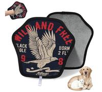 WowPrint Vintage Eagle Pattern Pet Hair Removal Glove for Cat Dog Eagle Reusable Electrostatic Pet Hair Gloves Brush Tool for Couch Clothing Carpet Furniture Car Seat 1 Pack