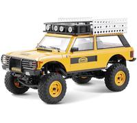 WOWRC FMS12481RTRYL FCX24M 1/24TH RANGE ROVER FIRST GENERATION RTR RC Car, Yellow