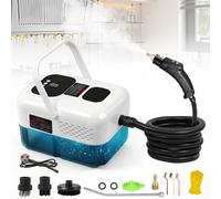 wowspeed 2500W Handheld Steam Cleaner with 3 Brush, 1200ml Water Tank High Temperature Steam Cleaning Machine 9-Level Adjust, Portable Handheld Steam Cleaner for Car Kitchen Bathroom Floor Detailing
