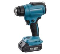 wowspeed Cordless Heat Gun with 3 Nozzles, Heavy Duty Hot Air Gun Kit 400℃ & 550℃ Dual-Temperature Settings, 0-1500RPM, All-Copper Motor, 3-5 S Rapid Heating for Welding, Bending Pipe(No Battery)